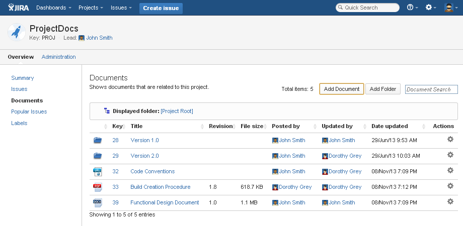 JIRA Self-hosted